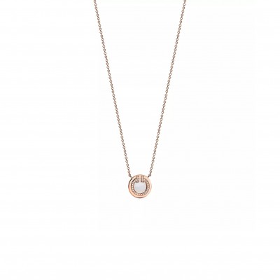 TIFFANY T DIAMOND AND MOTHER-OF-PEARL CIRCLE PENDANT 67467574